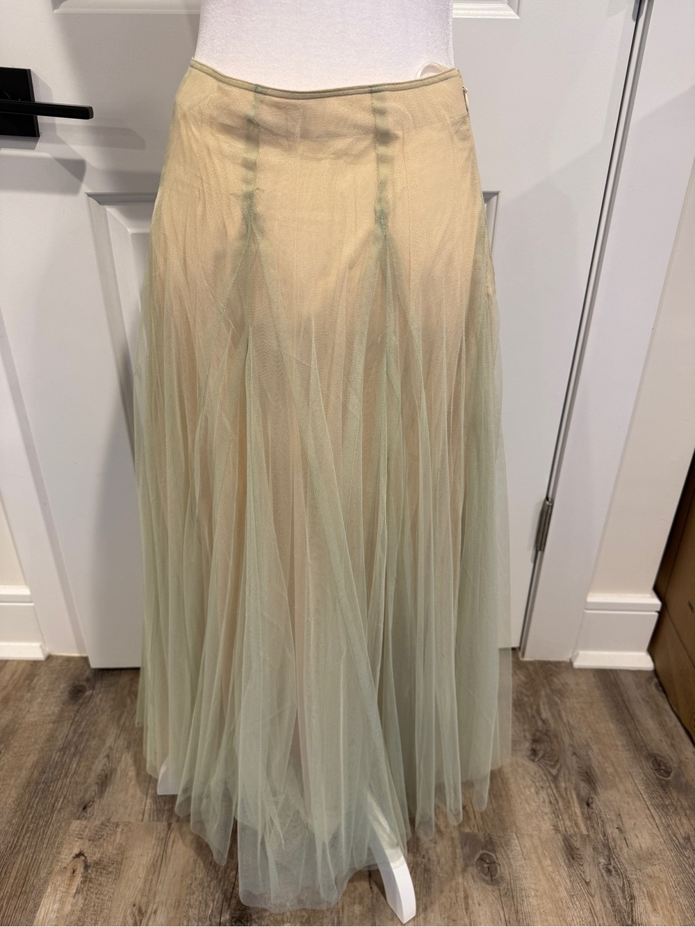 Lacemade Fairy Wildflower Green Floral Corset and Tulle Skirt Women's Size L New - Picture 9 of 14